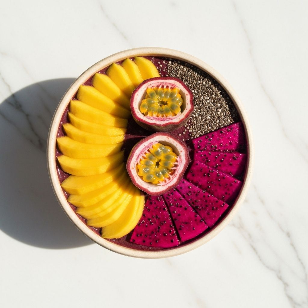Tropical açaí bowl